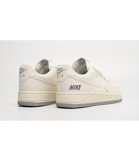 Nike Air Force 1 Low Three Hook Beige Grey - 80