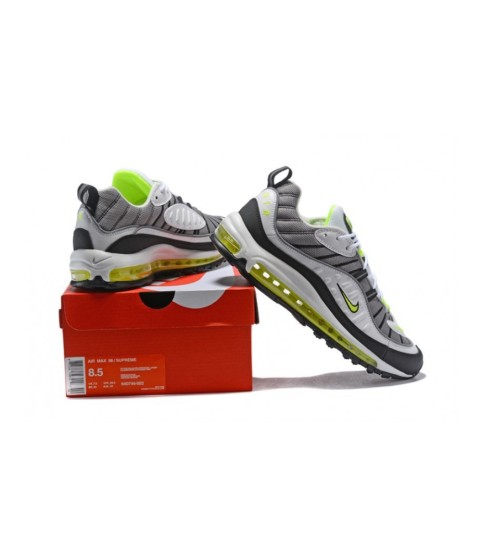 Кроссовки Nike Air Max 97s черно-зелено-белые - 538