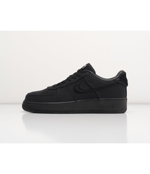Кроссовки Stussy x Nike Air Force 1 Low цвет Черный - 120