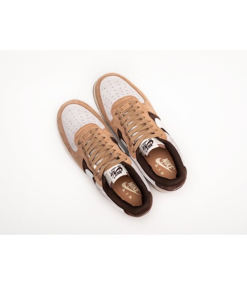 Кроссовки Nike Air Force 1 Low цвет Коричневый - 138