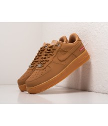 Кроссовки Supreme x Nike Air Force 1 Low цвет Бежевый - 177