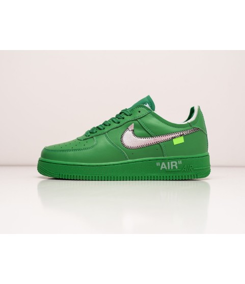 Кроссовки Nike x OFF-White Air Force 1 Low цвет Зеленый - 193