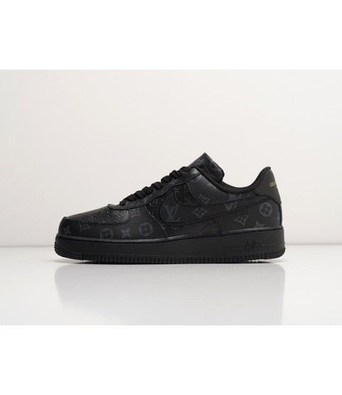Кроссовки Louis Vuitton x Off-White х Nike Air Force 1 Low цвет Черный - 194