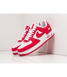 Кроссовки Louis Vuitton x Off-White х Nike Air Force 1 Low цвет Красный - 211