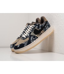 Кроссовки Travis Scott x Nike Air Force 1 Low цвет Коричневый - 212