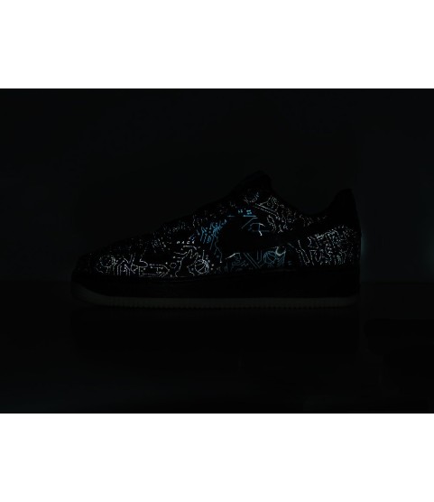 Кроссовки Nike Air Force 1 Low цвет Черный - 92
