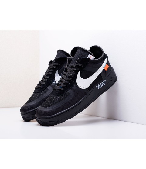 Кроссовки Nike x OFF-White Air Force 1 Low цвет Черный - 96