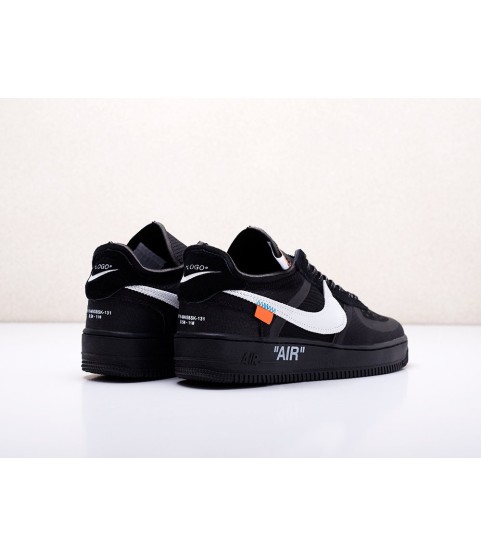 Кроссовки Nike x OFF-White Air Force 1 Low цвет Черный - 96