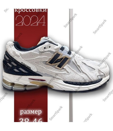 Кроссовки New Balance, белый и черный