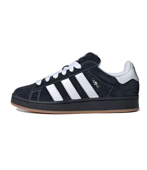 Кроссовки adidas SAMBA, черные с белыми полосками