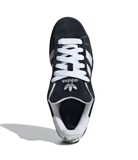 Кроссовки adidas SAMBA, черные с белыми полосками