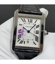 Часы Cartier Tank с голубой вставкой