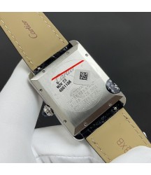 Часы Cartier Tank с голубой вставкой