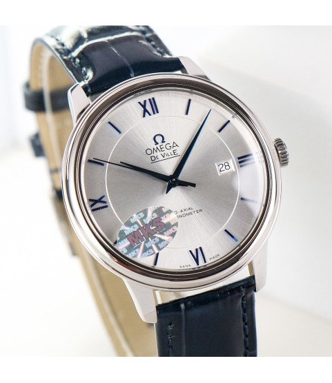 Часы Omega De Ville с синими стрелками