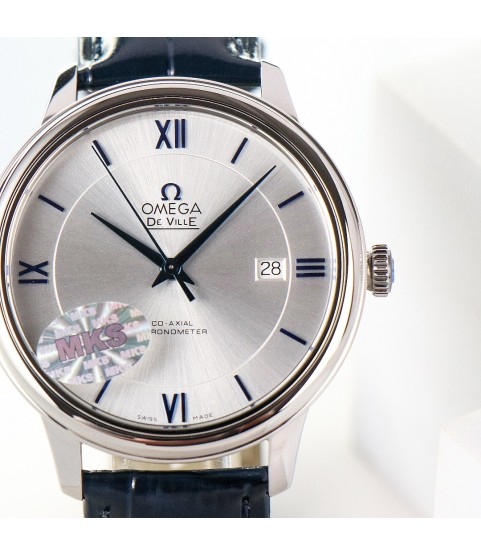 Часы Omega De Ville с синими стрелками