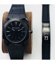 Часы BVLGARI Octo, черный циферблат