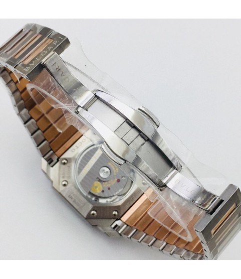 Часы BVLGARI Octo, кремовый циферблат