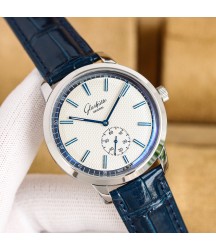 Часы Glashütte Original, синие стрелки