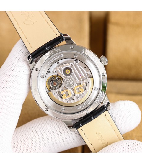Часы Glashütte Original, синие стрелки