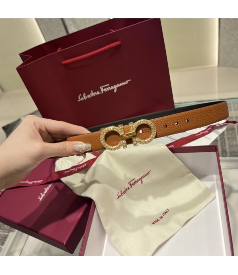 Ремень Ferragamo Gancini Swarovski