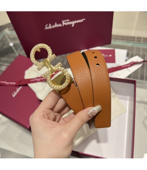 Ремень Ferragamo Gancini Swarovski