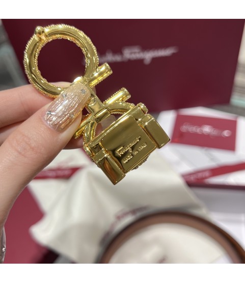 Ремень Ferragamo Gancini Swarovski