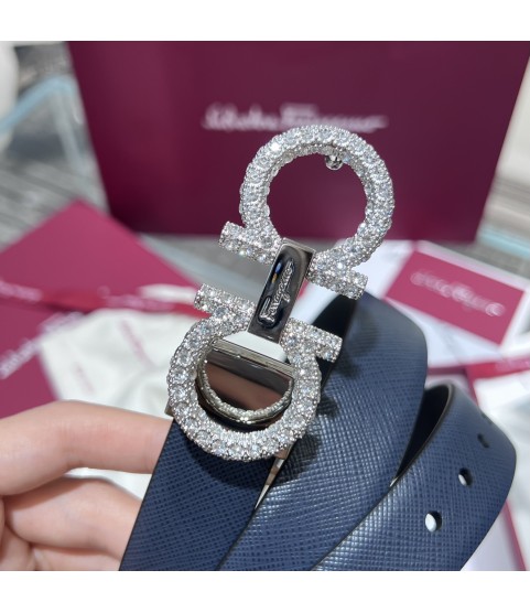 Ремень Ferragamo Gancini Swarovski