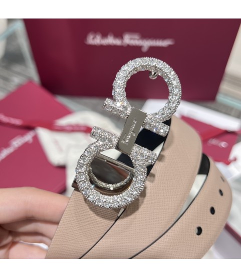 Ремень Ferragamo Gancini Swarovski