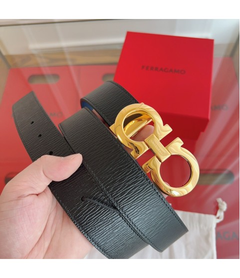 Мужской ремень Salvatore Ferragamo Gancini
