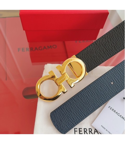 Мужской ремень Salvatore Ferragamo Gancini