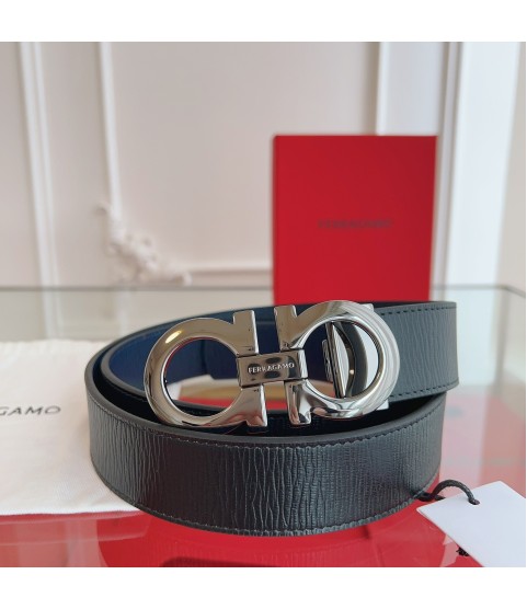 Мужской ремень Salvatore Ferragamo Gancini